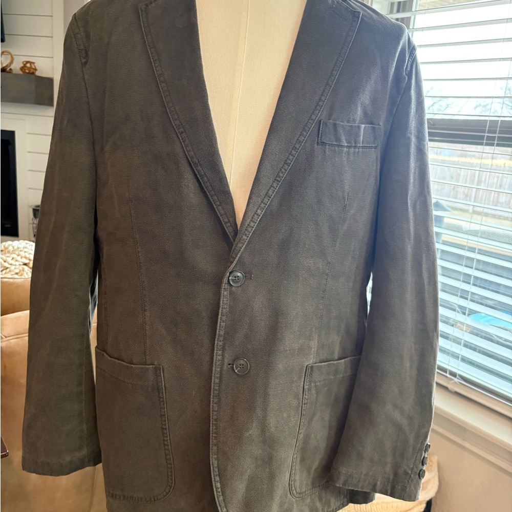 Martin Gordon Tailored Blazer in Charcoal Gray